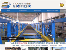 Tablet Screenshot of industriaserinor.com